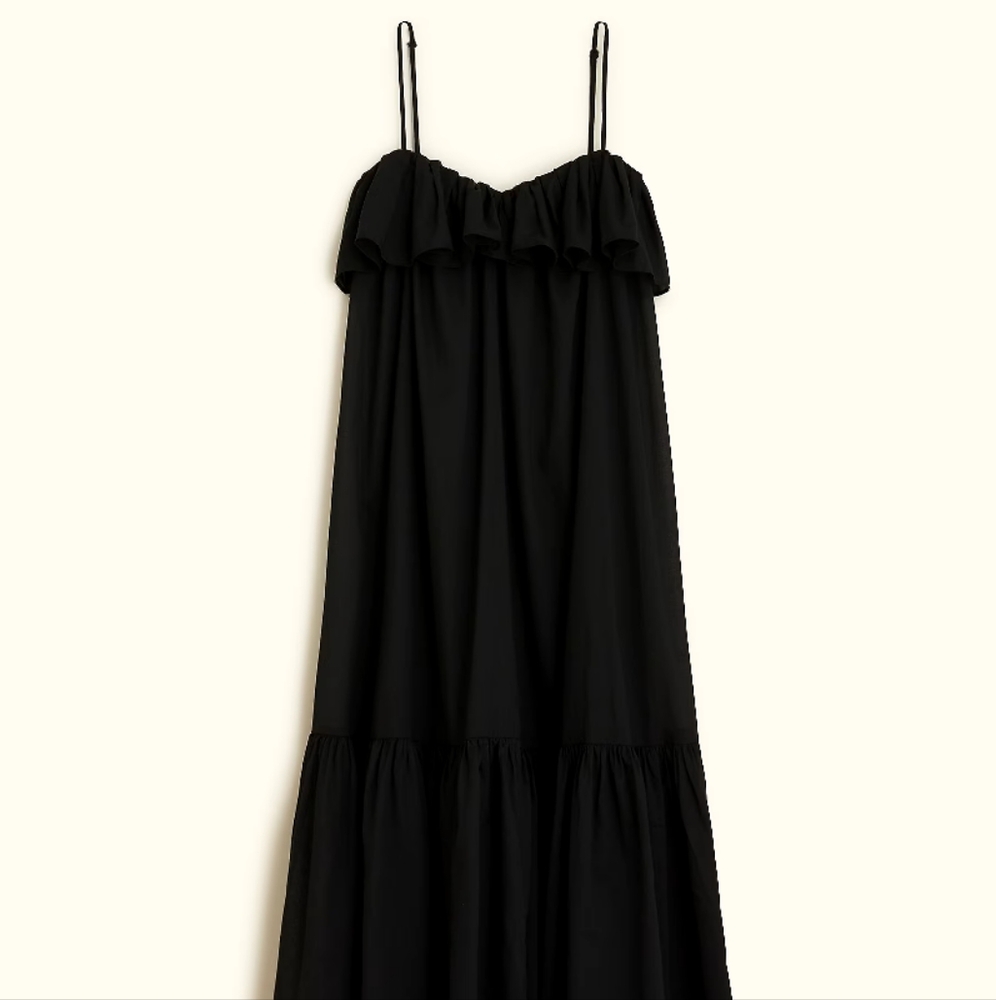 J Crew Sphegetti strap light cotton dress